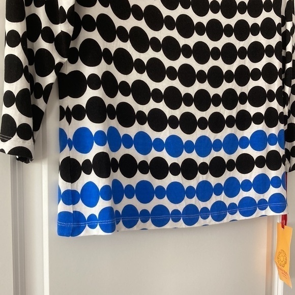 Ruby Rd. petite small top 3/4 sleeves - Picture 4 of 10